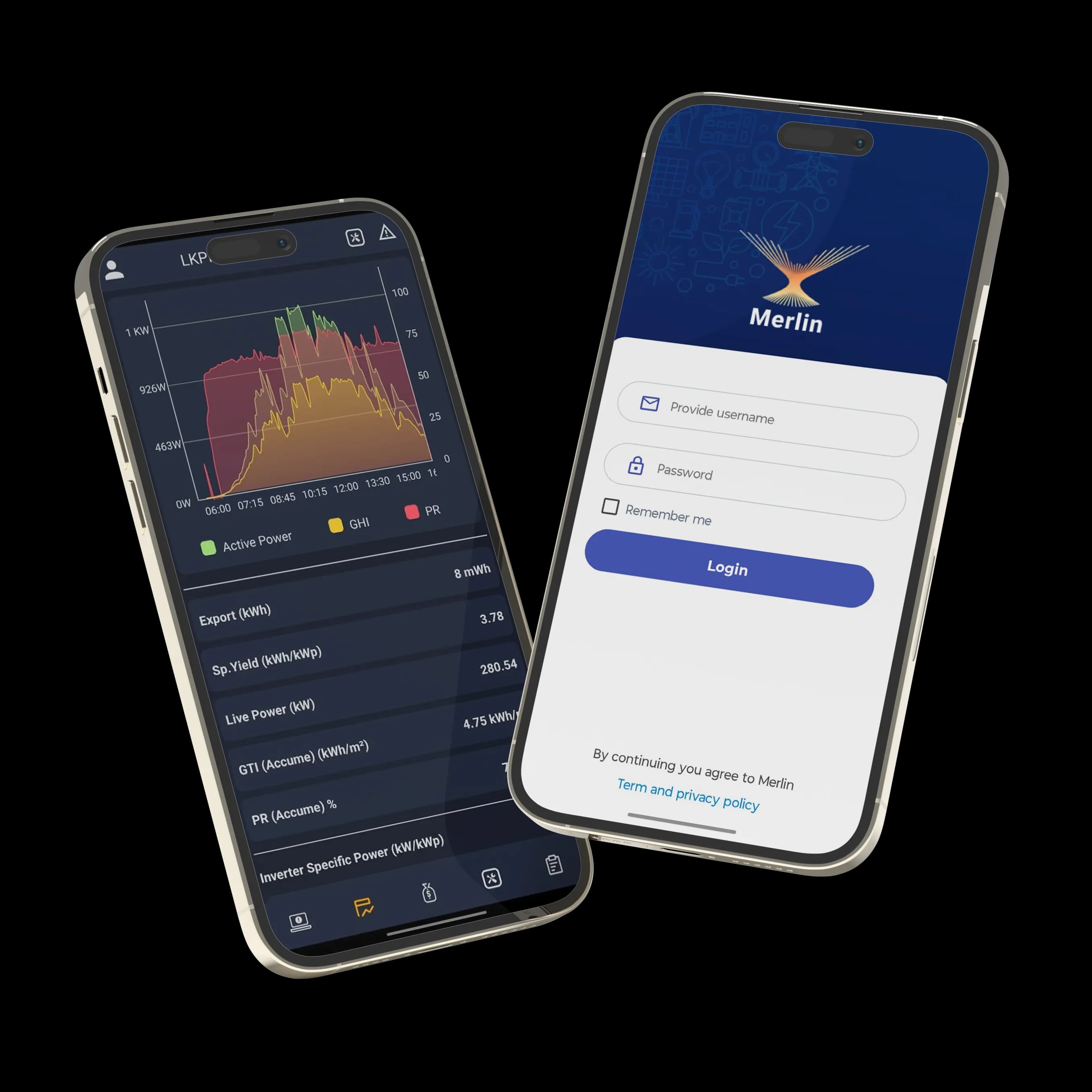 Merlin Monitoring dashboard preview